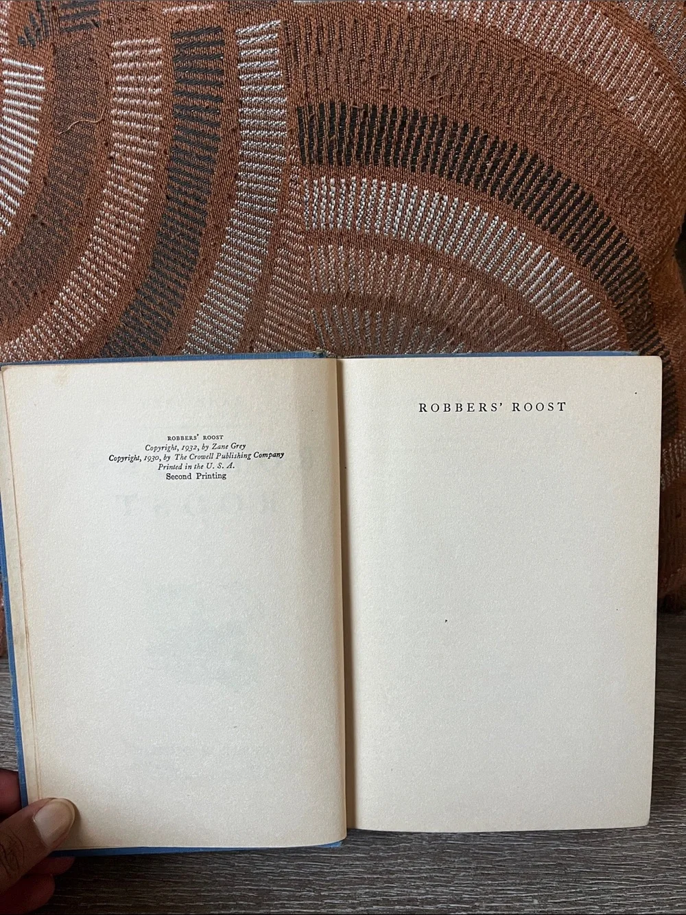 Robbers' Roost by Zane Grey 1930